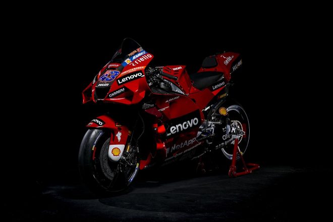 2022MotoGP：ドゥカティ・レノボ・チームのドゥカティ・デスモセディチGP22