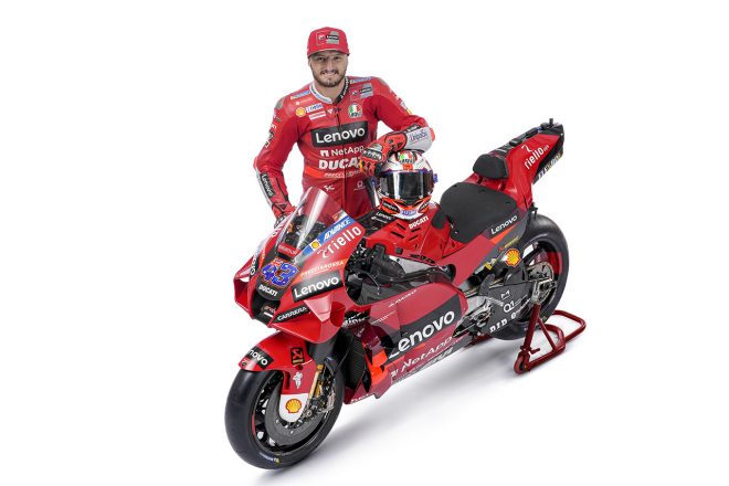 2022MotoGP：ジャック・ミラー（ドゥカティ・レノボ・チーム）のドゥカティ・デスモセディチGP22