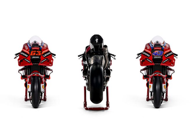 2022MotoGP：ドゥカティ・レノボ・チームのドゥカティ・デスモセディチGP22