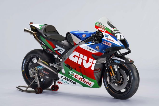 2022MotoGP：アレックス・マルケス（LCRホンダ・カストロール）が駆るホンダRC213V