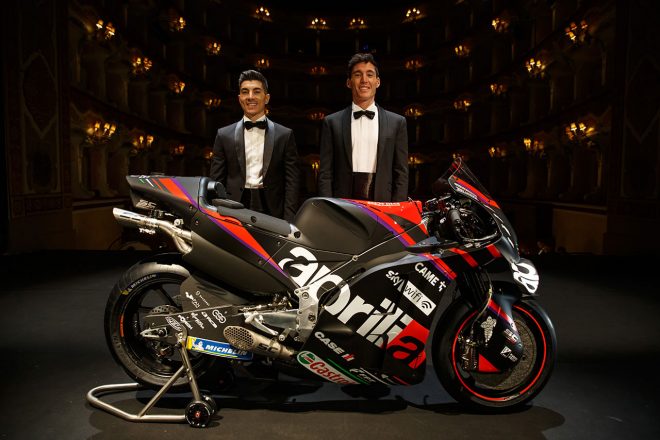 2022MotoGP：マーベリック・ビニャーレス、アレイシ・エスパルガロ（アプリリア・レーシング）