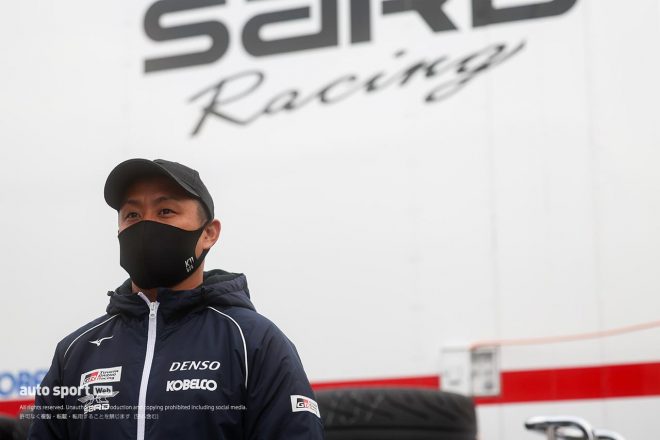 岡山メーカーテストでDENSO KOBELCO SARD GR Supraを初ドライブした関口雄飛