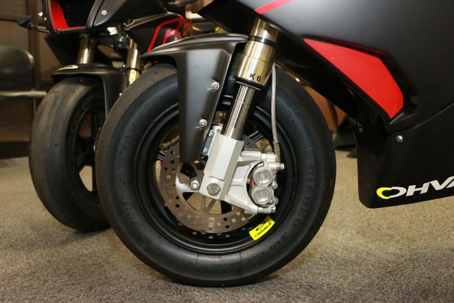 FIM MiniGP Japan Seriesで使用されるOHVALE GP-0 160のピレリタイヤ