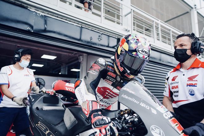 中上貴晶（LCRホンダ・イデミツ）／2022MotoGPマンダリカ公式テスト2日目