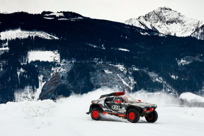 ケン・ブロック駆るアウディRS Q e-tron　GPアイスレース2022