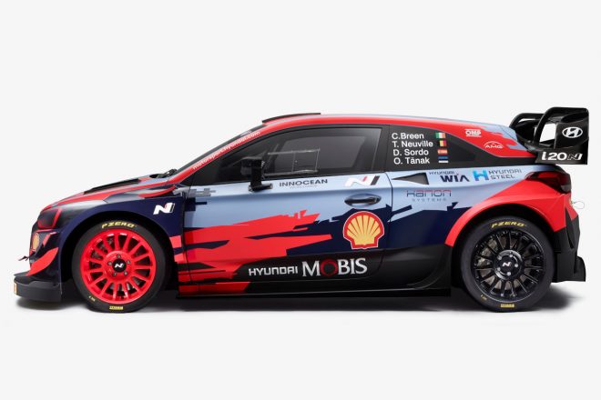 ヒュンダイi20クーペWRC（サイド）