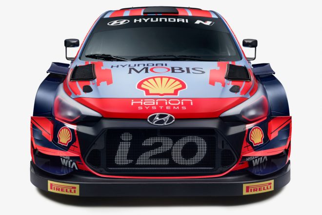 ヒュンダイi20クーペWRC（フロント）