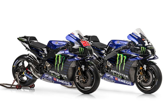 2021MotoGP：モンスターエナジー・ヤマハMotoGPのヤマハYZR-M1