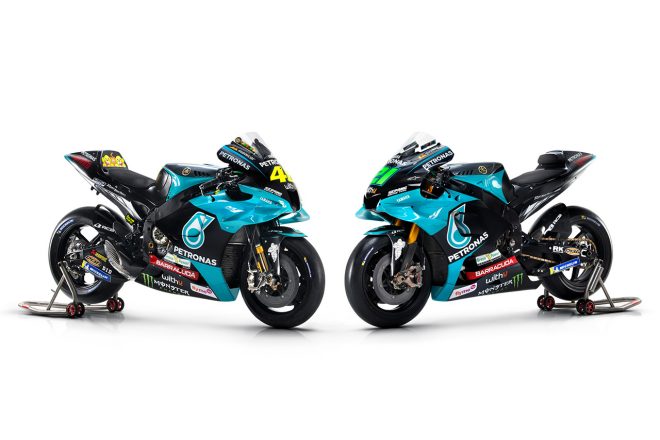 2021MotoGP：ペトロナス・ヤマハSRTのヤマハYZR-M1