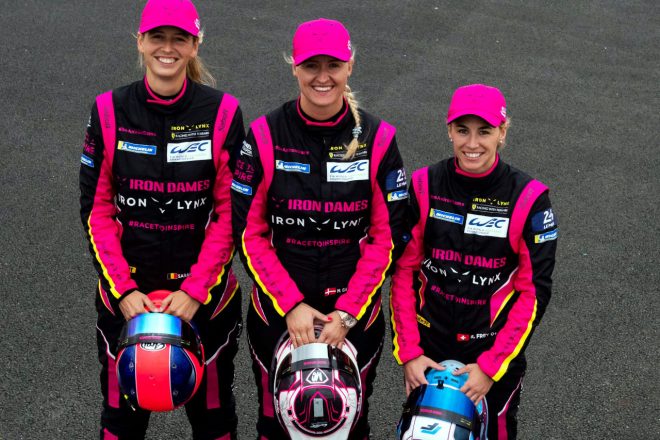 WEC、ELMS、GTワールドチャレンジ・ヨーロッパで計17戦をともに戦うサラ・ボビー、ミシェル・ガッティン、ラヘル・フレイの女性ドライバートリオ