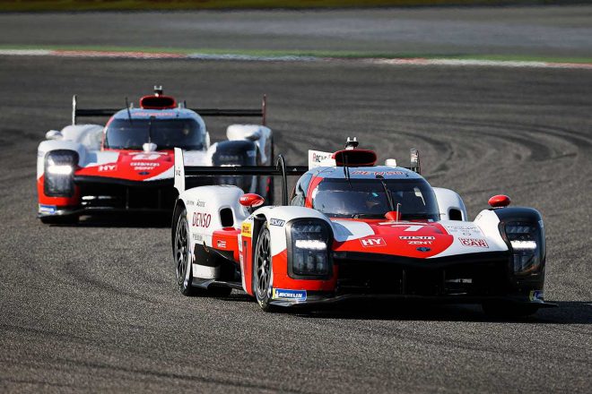 WECに参戦する2台のトヨタGR010ハイブリッド（2021年）