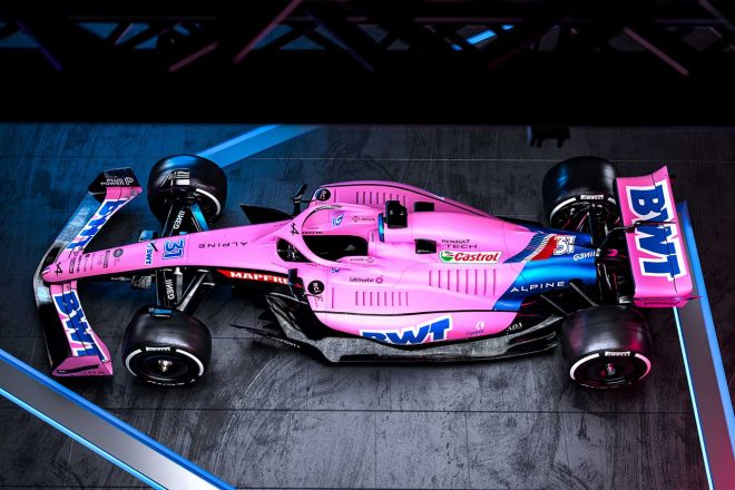 アルピーヌF1の2022年型マシン『A522』（ピンクカラー）