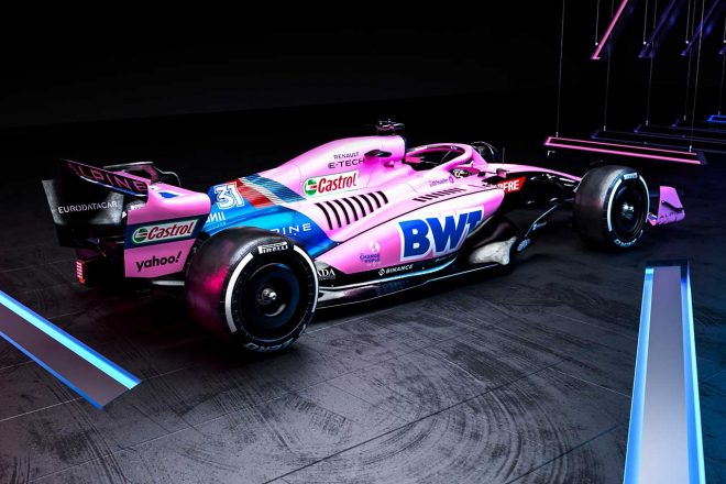 アルピーヌF1の2022年型マシン『A522』（ピンクカラー）