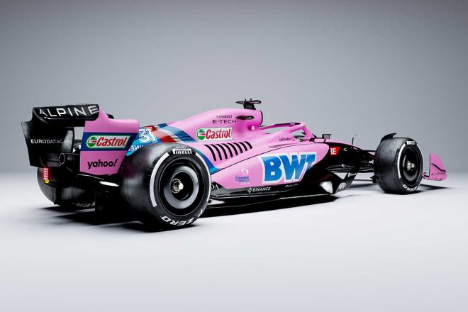 アルピーヌF1の2022年型マシン『A522』（ピンクカラー）
