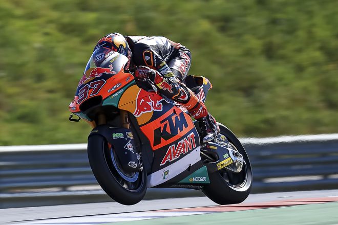 アウグスト・フェルナンデス（Red Bull KTM Ajo）／2022Moto2ポルティマオ公式テスト1日目