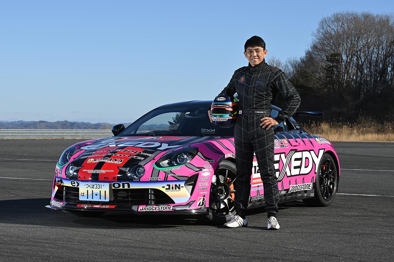 2022年はアルピーヌA110Sにスイッチし全日本ジムカーナを戦う山野哲也