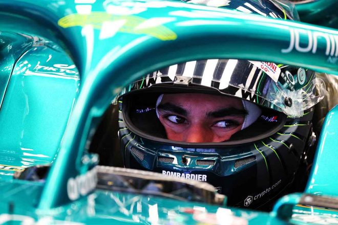 2022年F1バルセロナテスト1日目　ランス・ストロール（アストンマーティン）
