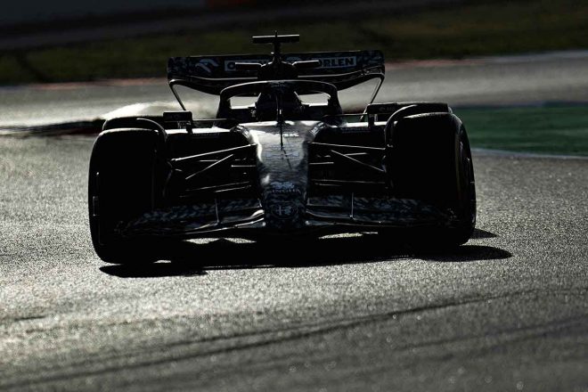 2022年F1バルセロナテスト1日目　バルテリ・ボッタス（アルファロメオ）