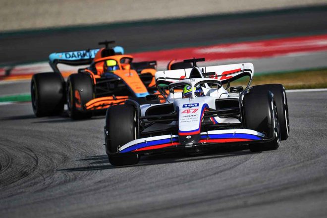 2022年F1バルセロナテスト1日目　ミック・シューマッハー（ハース）