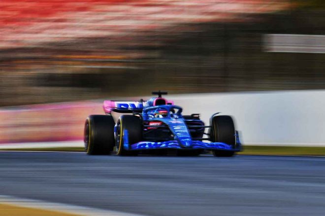 2022年F1バルセロナテスト1日目　フェルナンド・アロンソ（アルピーヌ）