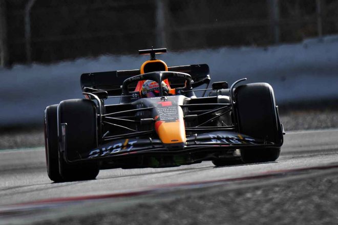 2022年F1バルセロナテスト1日目　マックス・フェルスタッペン（レッドブル）
