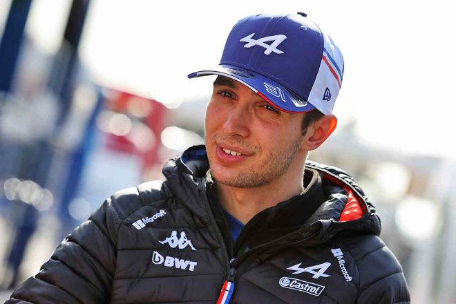 2022年F1バルセロナテスト1日目　エステバン・オコン（アルピーヌ）