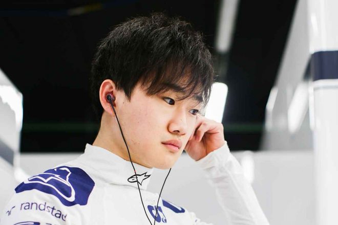 2022年F1バルセロナテスト1日目　角田裕毅（アルファタウリ）