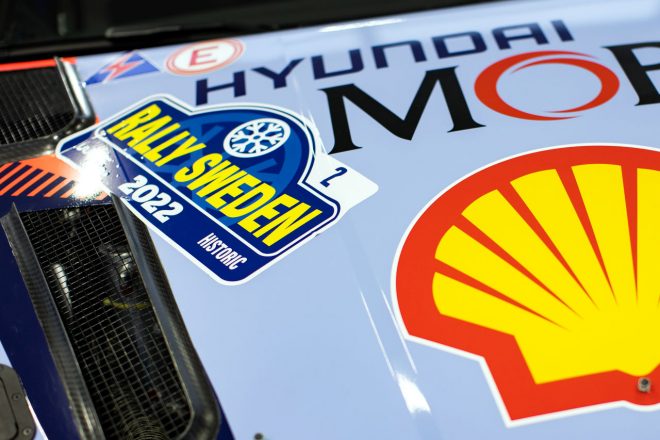 ヒュンダイi20 Nラリー1（オリバー・ソルベルグ車）　2022年WRC第2戦スウェーデン