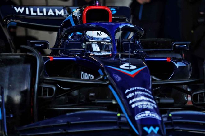 2022年F1バルセロナテスト1日目　ニコラス・ラティフィ（ウイリアムズ）