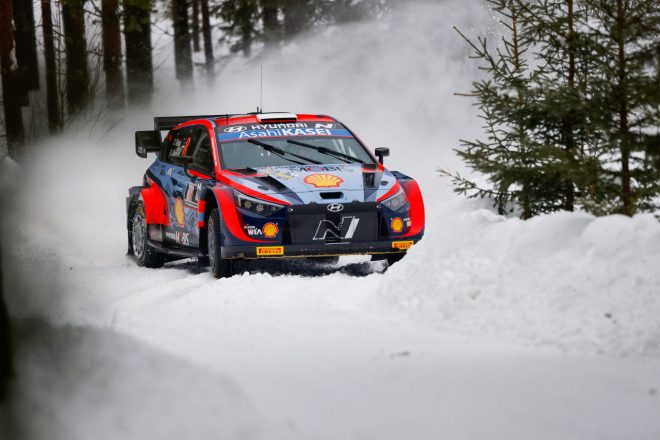 オリバー・ソルベルグ（ヒュンダイi20 Nラリー1）　2022年WRC第2戦スウェーデン