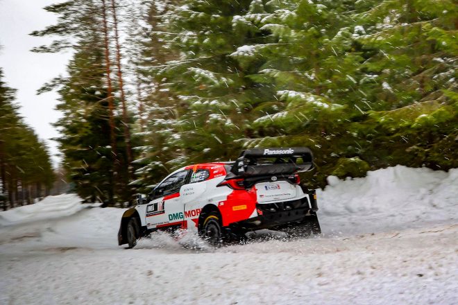 今大会がラリー1規定車でのデビュー戦となるエサペッカ・ラッピ（トヨタGRヤリス・ラリー1）　2022年WRC第2戦スウェーデン