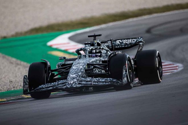 2022年F1バルセロナテスト2日目　周冠宇（アルファロメオ）