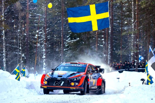 オット・タナク（ヒュンダイi20 Nラリー1）　2022年WRC第2戦スウェーデン