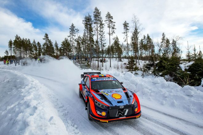 オリバー・ソルベルグ（ヒュンダイi20 Nラリー1）　2022年WRC第2戦スウェーデン