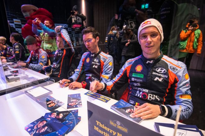 ティエリー・ヌービル（ヒュンダイi20 Nラリー1）　2022年WRC第2戦スウェーデン