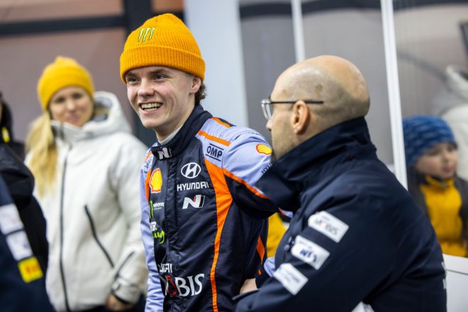 オリバー・ソルベルグ（ヒュンダイi20 Nラリー1）　2022年WRC第2戦スウェーデン