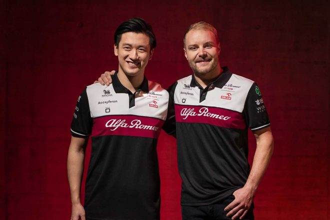 バルテリ・ボッタス、周冠宇（アルファロメオ）