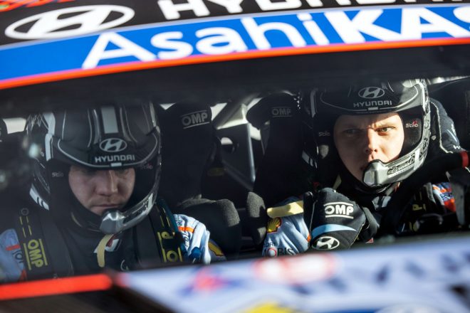 オット・タナク／マルティン・ヤルヴェオヤ組（ヒュンダイi20 Nラリー1）　2022年WRC第2戦スウェーデン