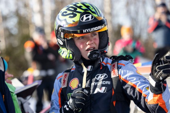 オリバー・ソルベルグ（ヒュンダイi20 Nラリー1）　2022年WRC第2戦スウェーデン