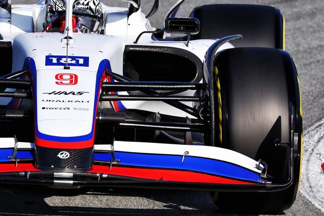 2022年F1バルセロナテスト1日目　ニキータ・マゼピン（ハース）