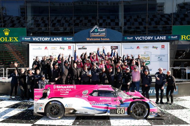 2022年のIMSAウェザーテック・スポーツカー選手権開幕戦デイトナ24時間レースで優勝したメイヤー・シャンク・レーシング