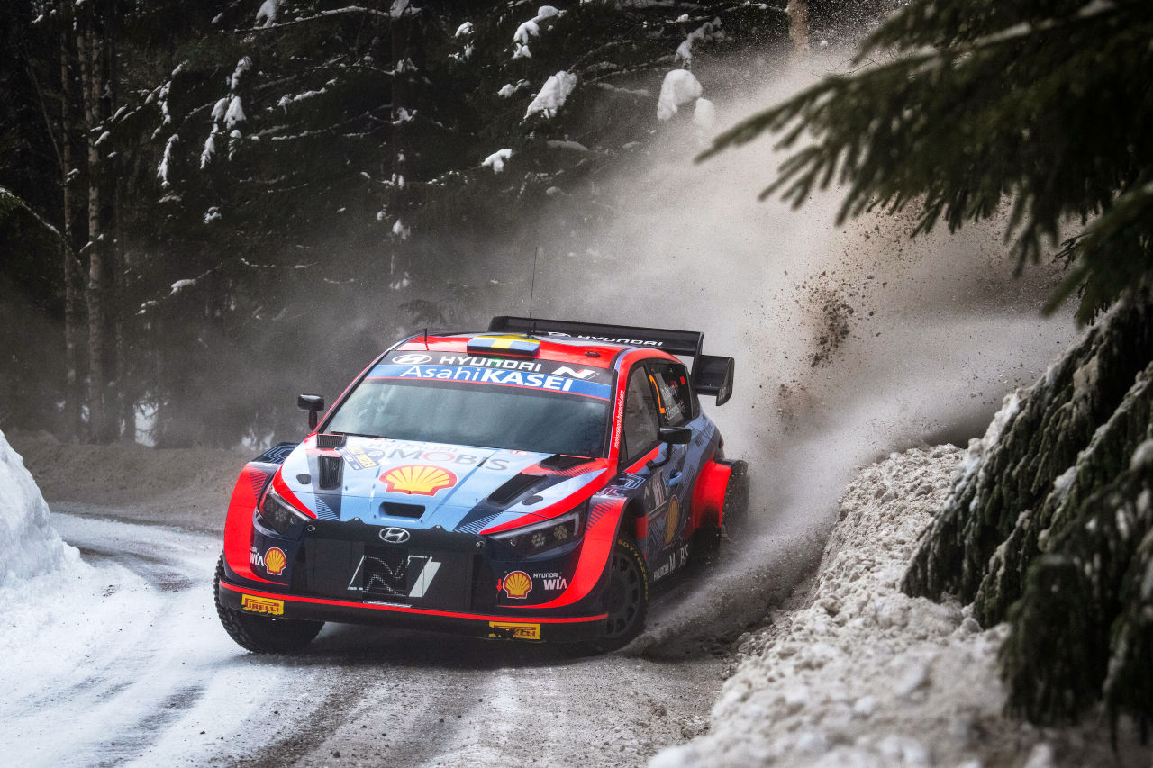 オリバー・ソルベルグ（ヒュンダイi20 Nラリー1）　2022年WRC第2戦スウェーデン