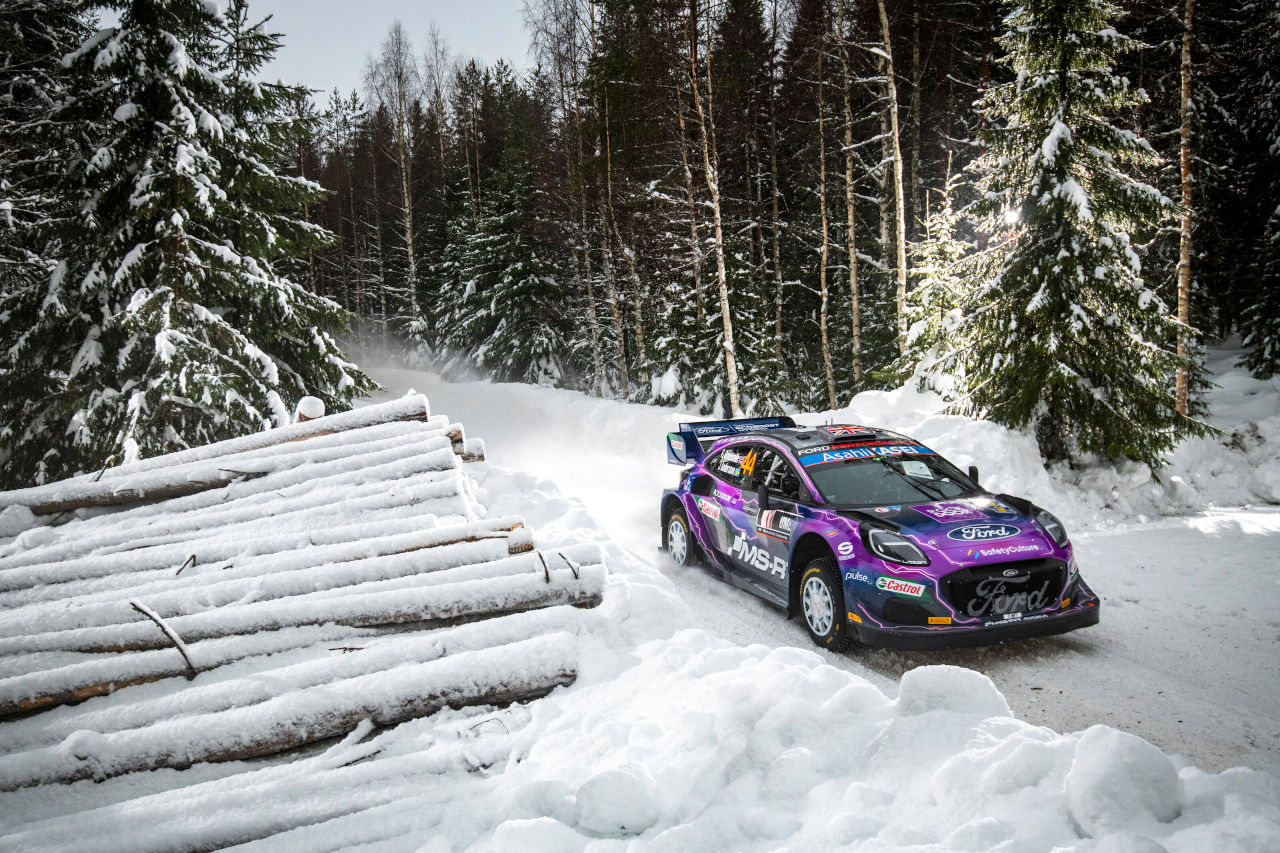 ガス・グリーンスミス（フォード・プーマ・ラリー1）　2022年WRC第2戦スウェーデン