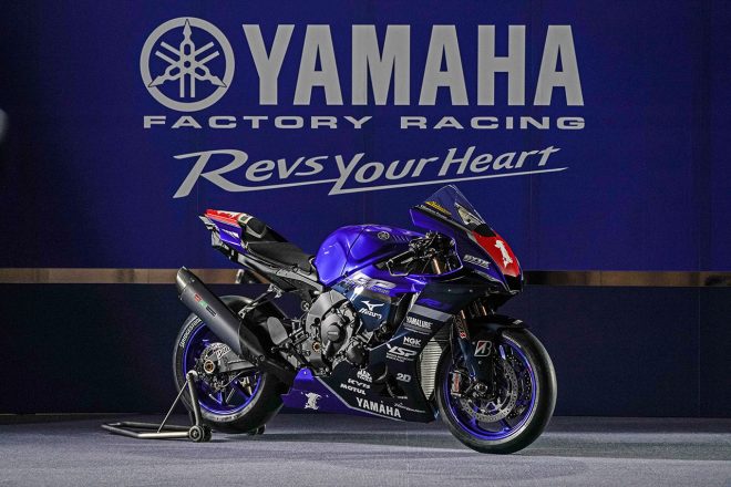 2022全日本ロード：中須賀克行（YAMAHA FACTORY RACING TEAM）が駆るヤマハYZF-R1