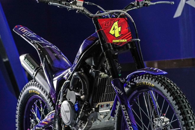 2022全日本トライアル：野崎史高（TEAM FwO with YAMALUBE）が駆るヤマハTYS250Fi