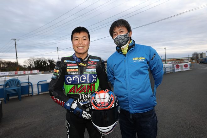 MotoEに参戦している大久保光（AVANT AJO MotoE）