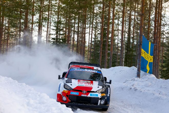2022年のラリー・スウェーデンでキャリア通算3勝目をマークしたカッレ・ロバンペラ（トヨタ・ヤリスWRC）　2022年WRC第2戦スウェーデン