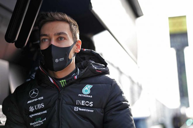 2022年F1バルセロナテスト　ジョージ・ラッセル（メルセデス）