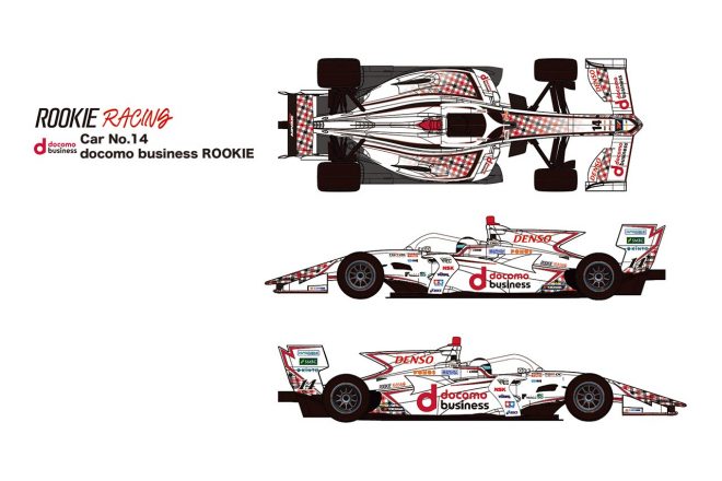 docomo business ROOKIEの大嶋和也車のカラーリング