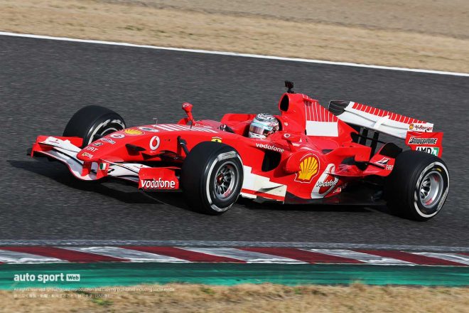 『世界の鈴鹿へ F1日本グランプリ』に登場したフェラーリ248F1